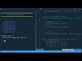 I Built a Complete Tic-Tac-Toe Game in C It Looks AMAZING in Terminal Neovim tmux ASMR Coding