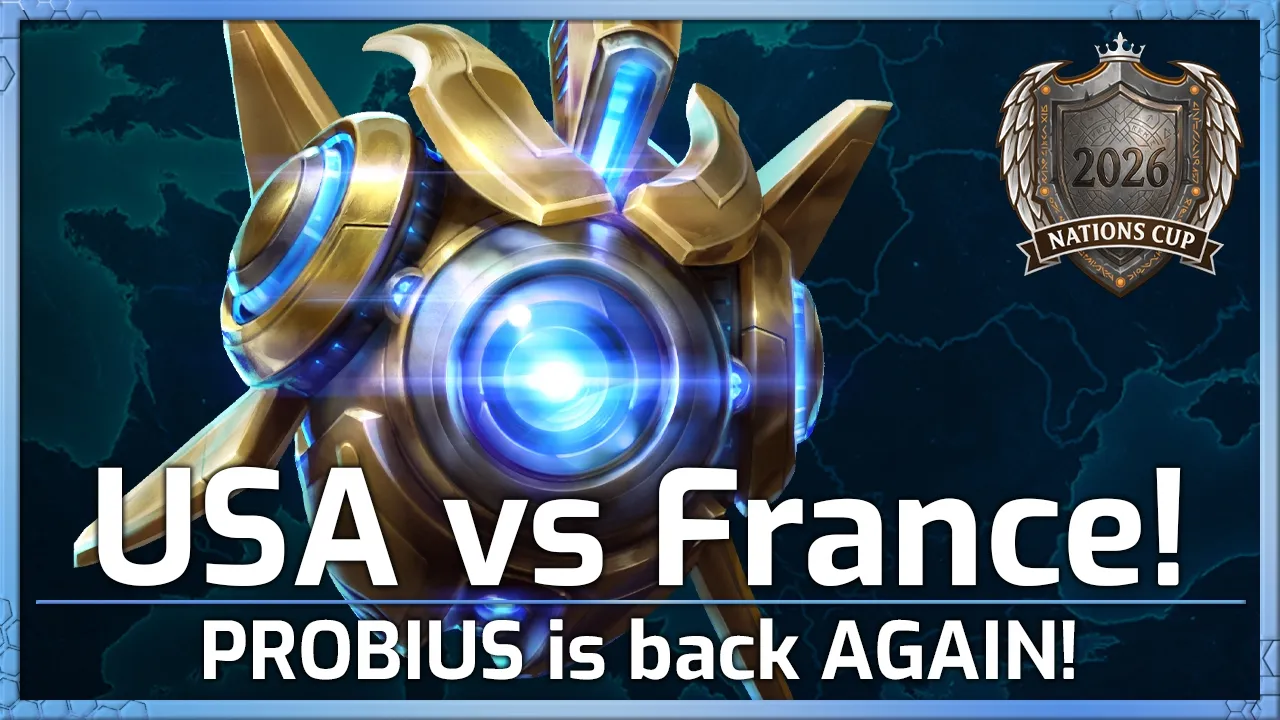 USA vs France! PROBIUS is Back Again! - Nations Cup - Heroes of the Storm