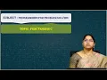 LEC12 Programming for Problem Solving Functions in C by Mrs N Vijayasri