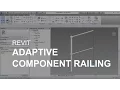 Revit Adaptive Component Railing