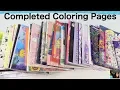 Adult Coloring Books Completed Finished Pages Book Disney Tokidoki PaulAndShannonsLife