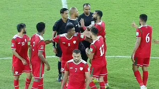 ملخص مباراة عمان و قطر   هدف ملغي مثير للجدل واحتجاجات عمانية   تصفيات كأس العالم      دندنها