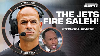 🚨 BREAKING! 🚨 Stephen A. & Shannon Sharpe's FIRST RESPONSES to Robert Saleh's firing! | First Take
