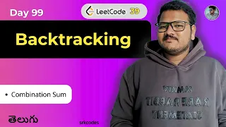 Combination Sum Explained in Telugu Backtracking Python Leetcode 39 srkcodes