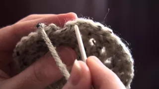How to end with an invisible join in crochet