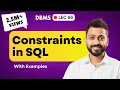Lec-66 Constraints in SQL in Hindi DBMS