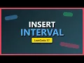 Insert Interval - LeetCode 57