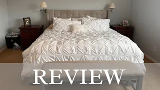 Litanika White Pinch Pleat Duvet Cover - Review