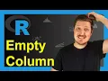 Add Empty Column to Data Frame in R 2 Examples How to Attach Blank Character Strings NA Values
