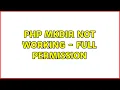 PHP Mkdir not working - Full permission