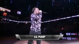 lil pump cantando en la nba