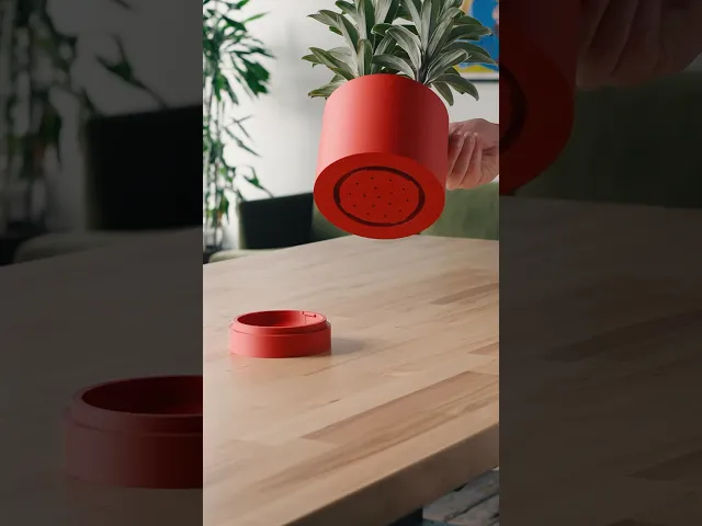 The Harlow - Planter with Hidden Drip Tray video thumbnail