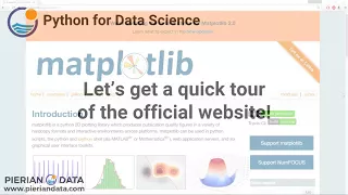 Python for Data Science and Machine Learning Bootcamp Introduction to Matplotlib