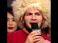 Khabib .. Alhamdulillah Allah give me everything 😍