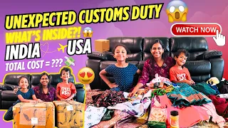 📦இந்தியாவிலிருந்து வந்த பார்சல் | Unboxing India to USA Package ✈️ | USA Tamil VLOG