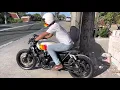 Cafe racer Road test performance cb400 superfour