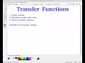 CST121 Transfer Functions
