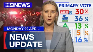 Download Sydney church riot investigation; Support for Labor Party slumps to a new low | 9 News Australia MP3