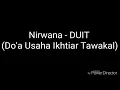 Download Lagu Nirwana - DUIT (Do'a Usaha Ikhtiar Tawakal) (Lyric) Ost Aku Bukan Ustadz RCTI