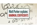 Matt Explains Binomial Coefficients featuring choose function pascal s triangle
