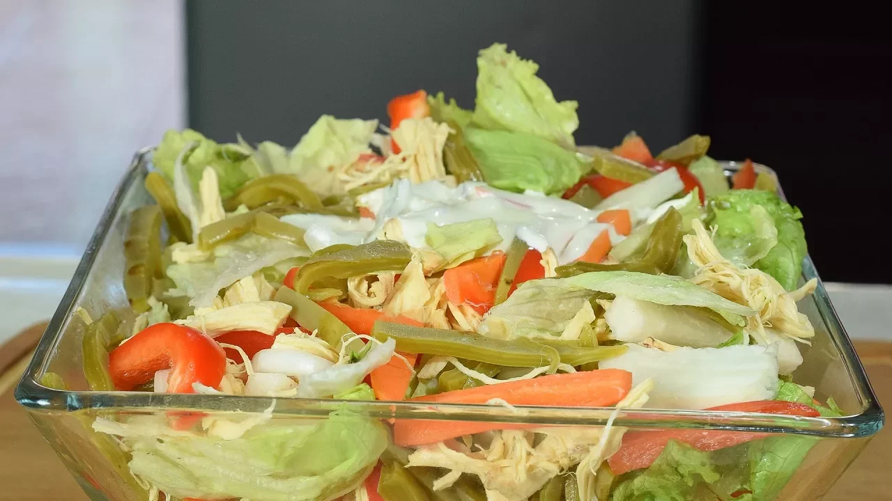 Ensalada de Pollo y Nopal Deliciosa!!!