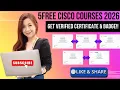 5 Free Cisco Courses with Certification 2026 Cybersecurity Data Science Python JavaScript