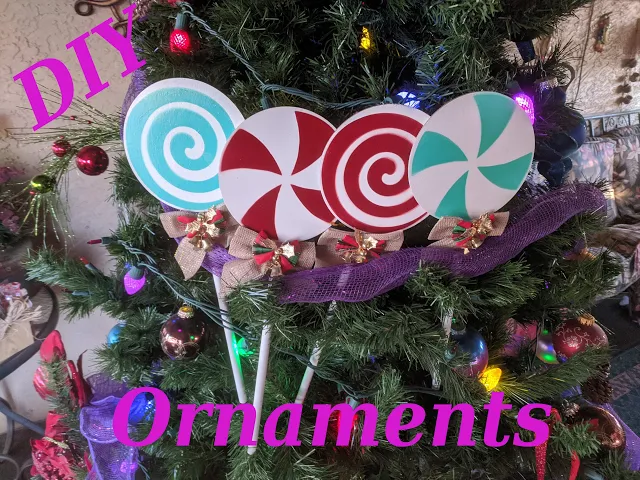 Lollipop and pepermint stencil for crafts Christmas and more video thumbnail