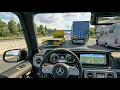 Mercedes G-Wagon Driving Through Heavy City Traffic Realistic POV Gameplay 4K