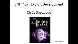 CNIT 127 Ch 3 Shellcode