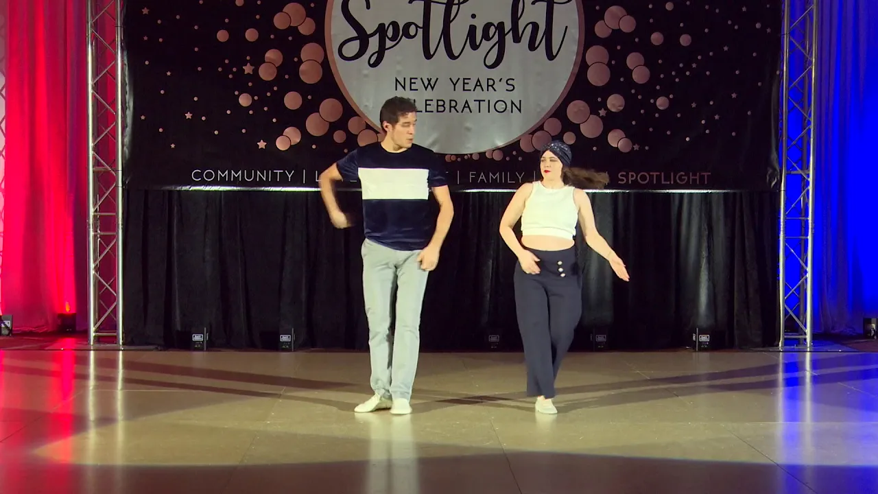 Spotlight New Years Pro Am Open Routine Shelby Brokaw with Jesse Lopez