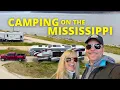 RV Camping on the Mississippi River and Exploring Graceland