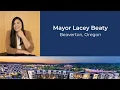 Focus on Beaverton Oregon Mayor Lacey Beaty