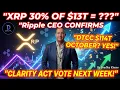 -XRP 30 Of 13T - DTCC 114T Ocotber YES