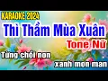 Download Lagu Thì Thầm Mùa Xuân Karaoke Tone Nữ Nhạc Sống gia huy beat