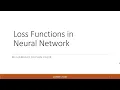 Loss Functions Mean Absolute Error Mean Squared Error Cross Entropy EXPLAINED