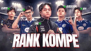 RANK COMPE MOBILE LEGENDS W KYY BRANZ MAYKIDS el kabur