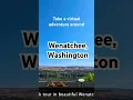4k Walk Tour of Wenatchee Washington Apple Capitol Loop