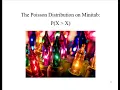 Statistics Poisson Distribution Probability of X greater than x using Minitab