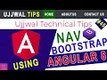 Build a responsive Bootstrap 4 Navbar in Angular 8 Add Navigation menu bootstrap angular 8