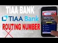 TIAA Bank ABA Routing Number - Where Is It