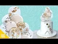 How To Make A Gold And Marble Lollipop Cake