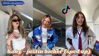 oh thought youd always be mine mine baby justin bieber sped up tiktok compilation