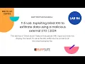 11 5 Lab Exploiting blind XXE to exfiltrate data using a malicious external DTD 2024