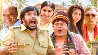ಪೂಜೆ ಮಾಡಲು ಬಂದ ಸ್ವಾಮೀಜಿನ ಹೆದರಿಸಿ ಓಡಿಸಿದ ನಿರ್ಮಲಾದೇವಿ ದೆವ್ವ | Kanakambari Kannada Movie Super Scene