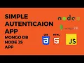 Simple Authentication APP Node js HTML CSS Passport with google Authentication - Github