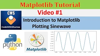 Introduction to Matplotlib Plotting SineWave Matplotlib Tutorial in