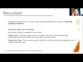 Recursion Part 1