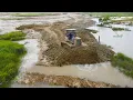 Download Lagu Excellent Dump Truck Transport Soil and Bulldozer Push Stone, Soil  Construction Land Filling