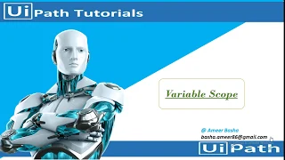 UiPath Tutorial Day 6 Variable Scope