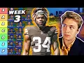 Top 30 Running Back Rankings Tiers Week 3 Fantasy Football